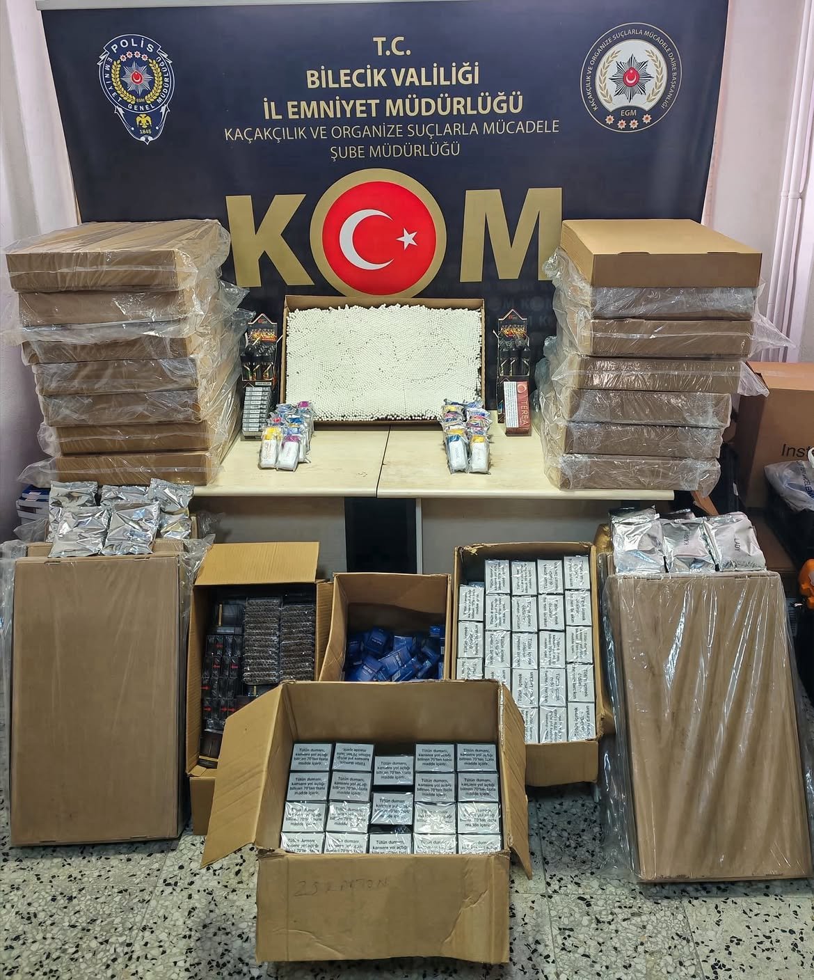 Bilecik'te kaçakçılık operasyonunda 2 zanlı yakalandı