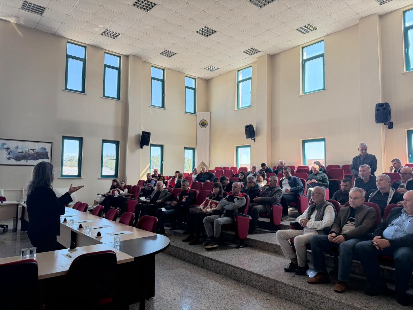 Tekirdağ'da üreticilere sarı cücelik hastalığıyla mücadele anlatıldı