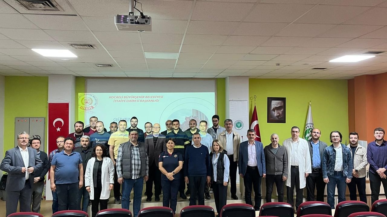 Kocaeli İtfaiyesi: KOÜ Personeline Eğitim