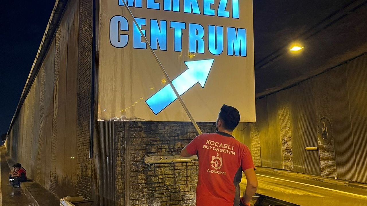 Kocaeli: SEKA Tüneli'ne A Takımı Dokunuşu