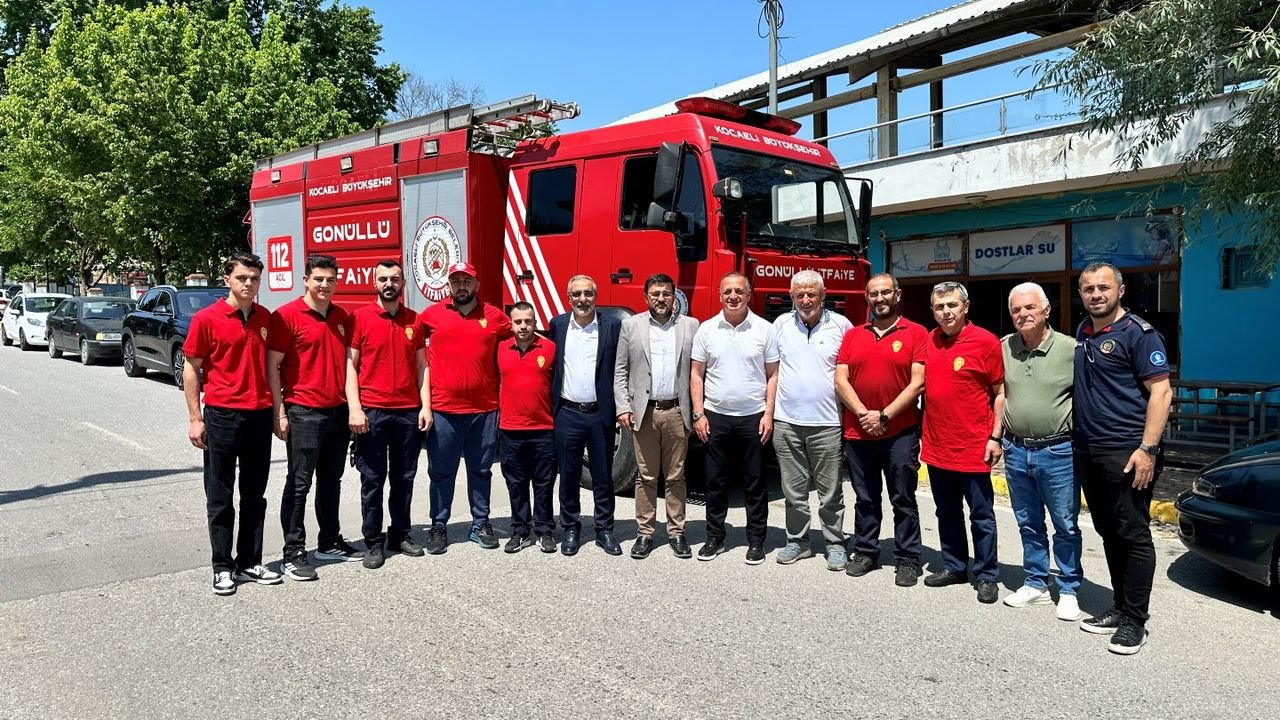 Kocaeli'de Gönüllülere Moral Ziyareti