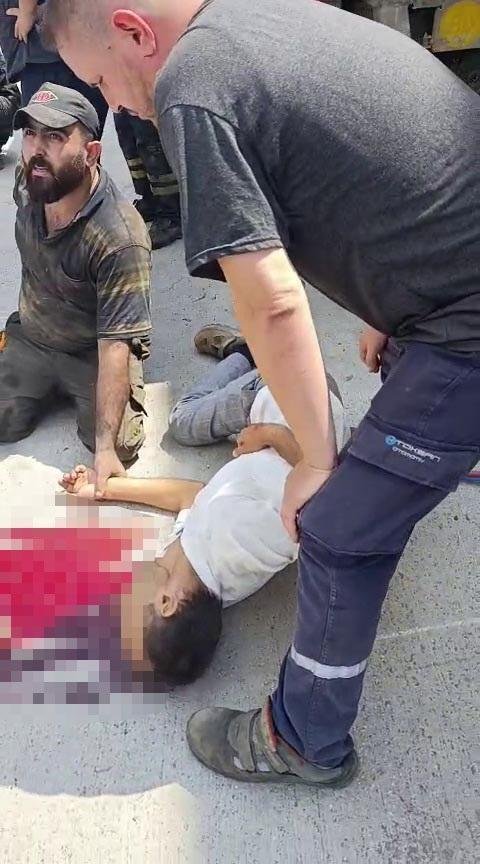 Tamirde feci ölüm: Şoför, takoz kaymasıyla sıkıştı