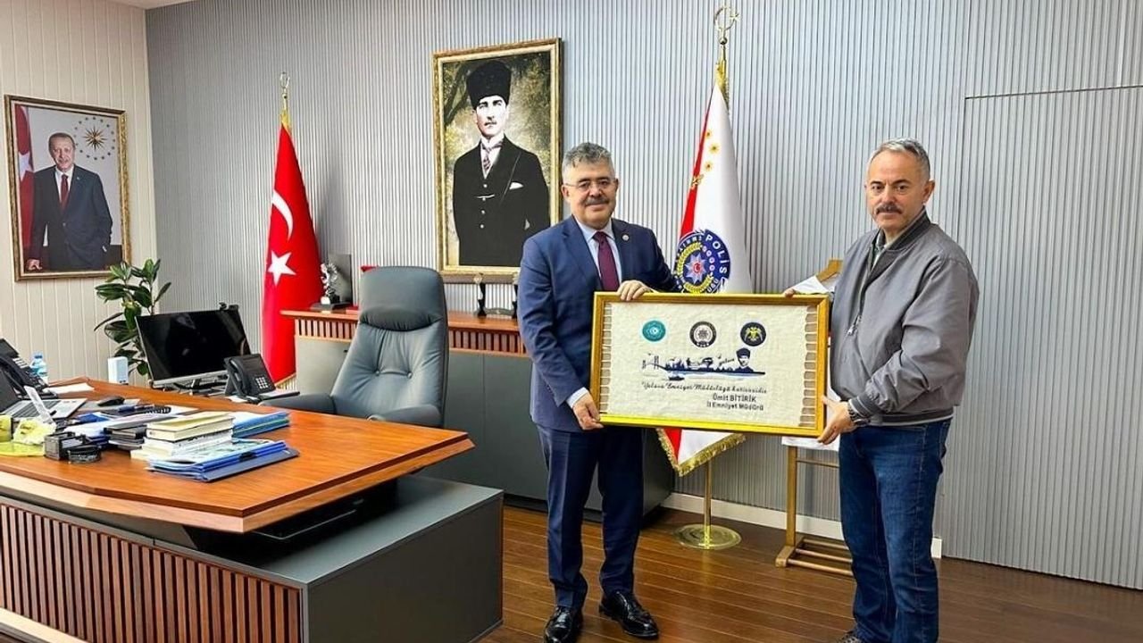 Veysel Tipioğlu'ndan Yalova Emniyet Müdürü Ziyareti