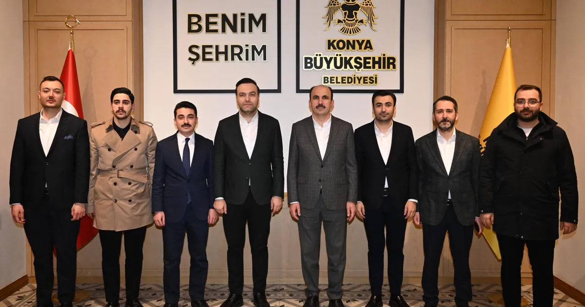 AK Gençlik'ten Konya'da Başkan Altay'a ziyaret
