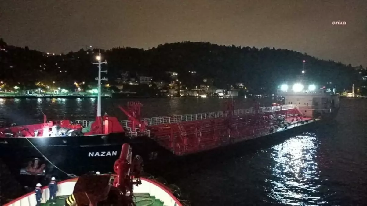 İstanbul Boğazı'nda Dümen Arızası Nedeniyle Geçici Olarak Transit İkame İlan Edildi