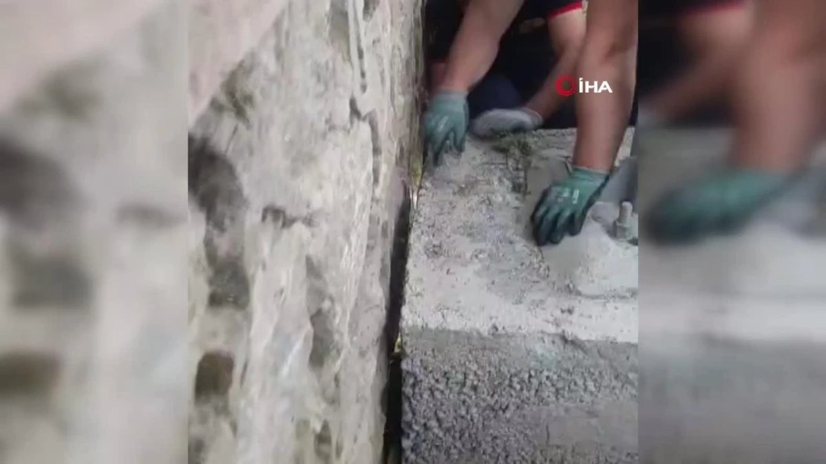İtfaiyeden sincap kurtarma operasyonu