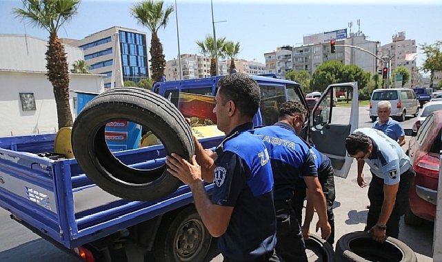 Karşıyaka'da işgal denetimleri devam ediyor