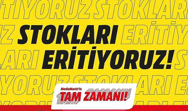 MediaMarkt'ta "Stokları Eritiyoruz" kampanyası başladı!
