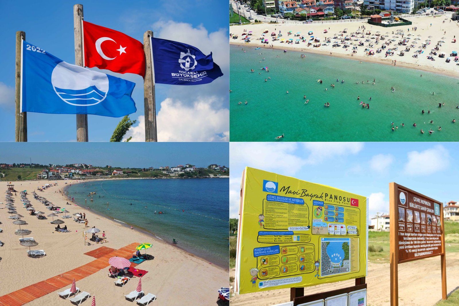 Kocaeli'de 9 Plaja "Mavi Bayrak" Ödülü