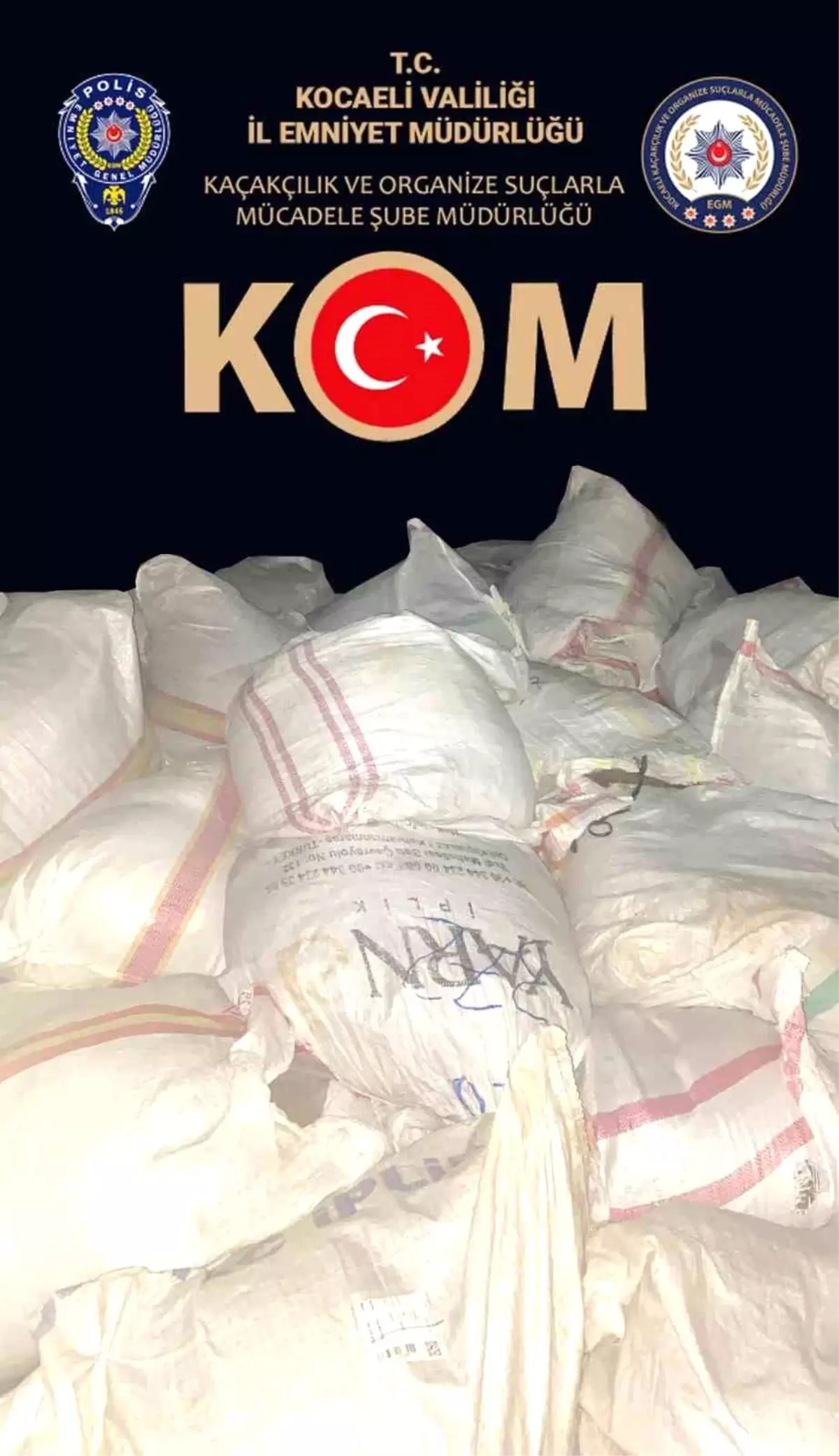 TEM Otoyolunda 5 Ton Kaçak Tütün Ele Ge geçirildi