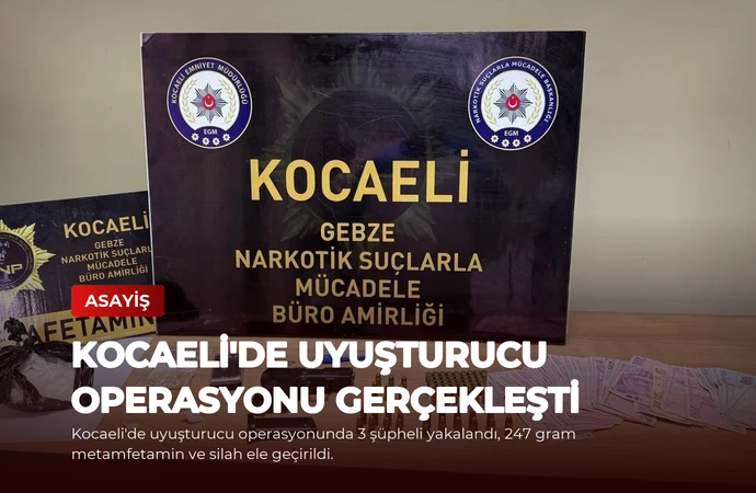 Kocaeli'de Uyuşturucu Operasyonu Gerçekleşti