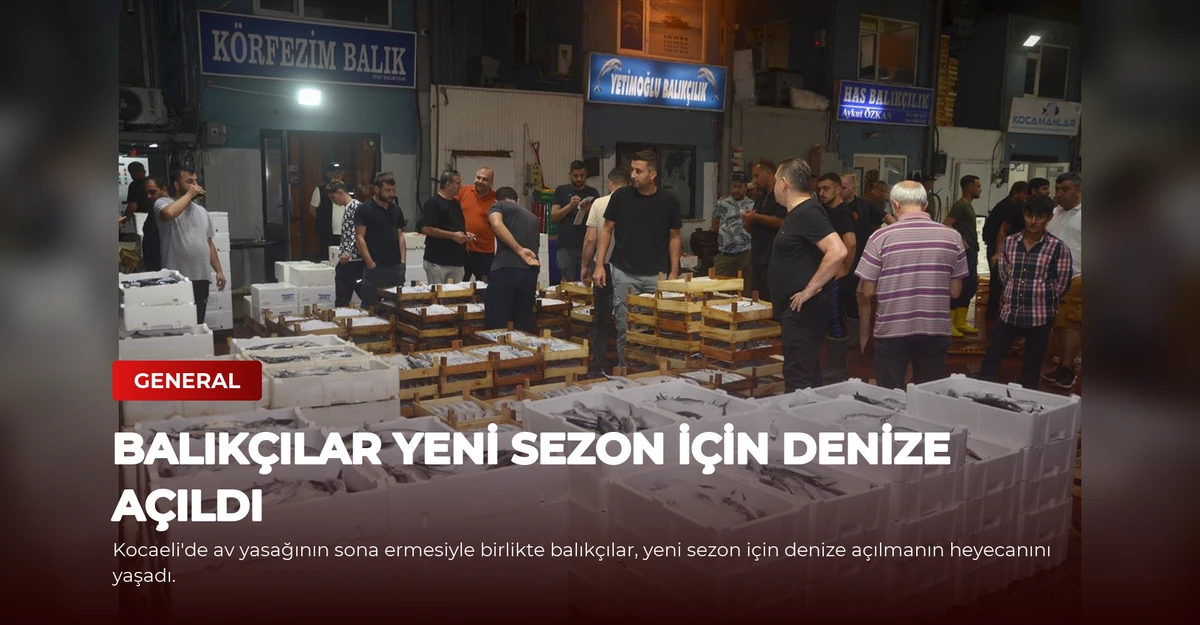 Balıkçılar Yeni Sezon İçin Denize Açıldı