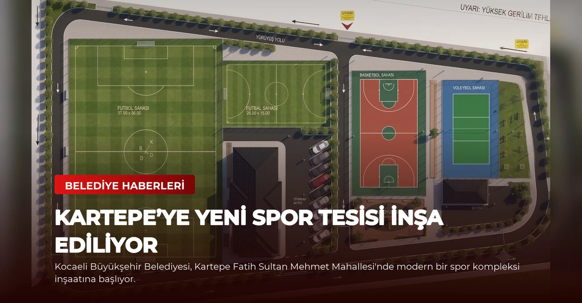 Kartepe’ye Yeni Spor Tesisi İnşa Ediliyor