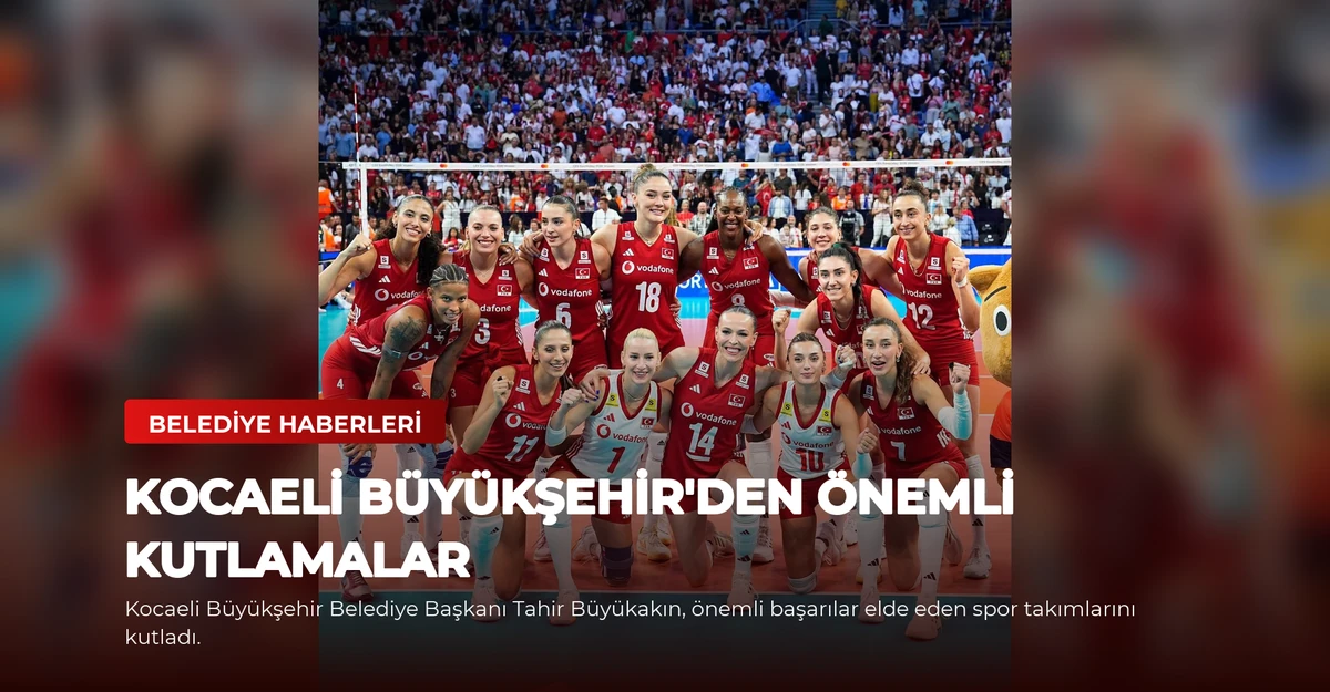 Kocaeli Büyükşehir'den Önemli Kutlamalar