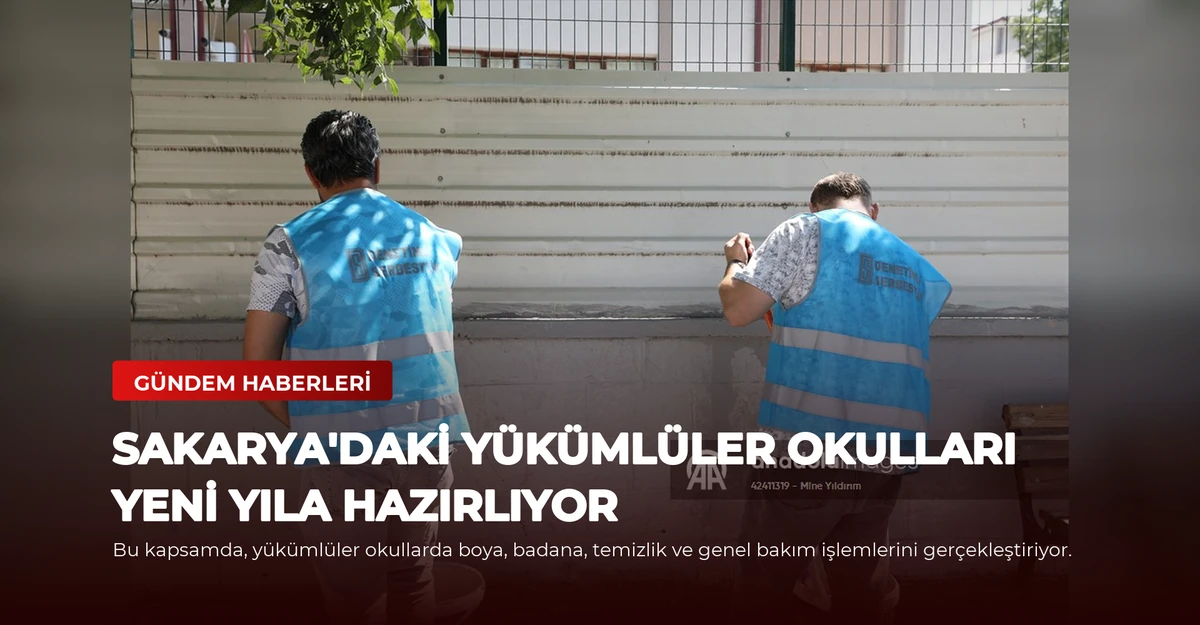Sakarya'daki Yükümlüler Okulları Yeni Yıla Hazırlıyor