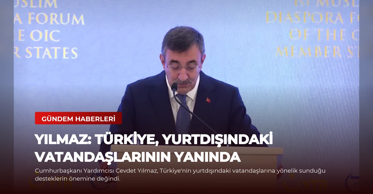 Yılmaz: Türkiye, Yurtdışındaki Vatandaşlarının Yanında