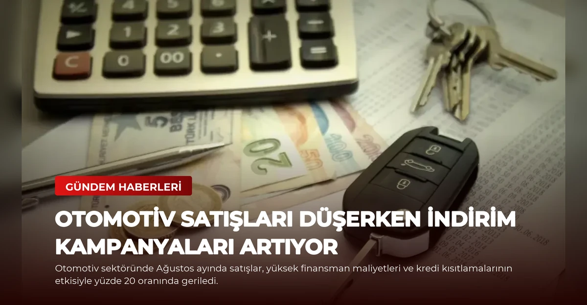 Otomotiv Satışları Düşerken İndirim Kampanyaları Artıyor