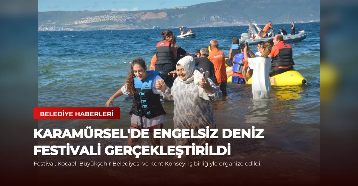 Karamürsel'de Engelsiz Deniz Festivali gerçekleştirildi