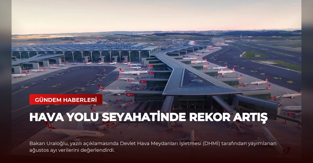 Hava Yolu Seyahatinde Rekor Artış