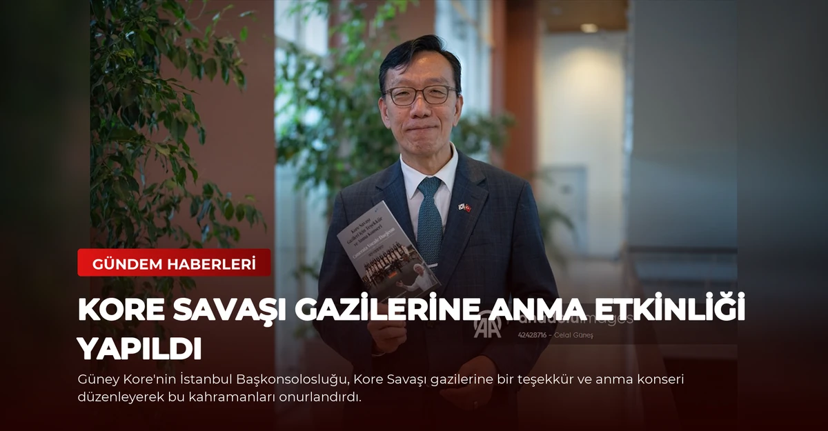 Kore Savaşı Gazilerine Anma Etkinliği Yapıldı