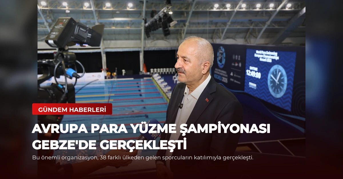 Avrupa Para Yüzme Şampiyonası Gebze'de Gerçekleşti