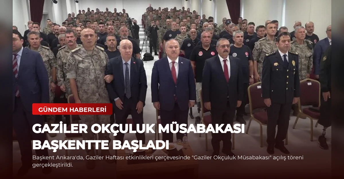 Gaziler Okçuluk Müsabakası Başkentte Başladı