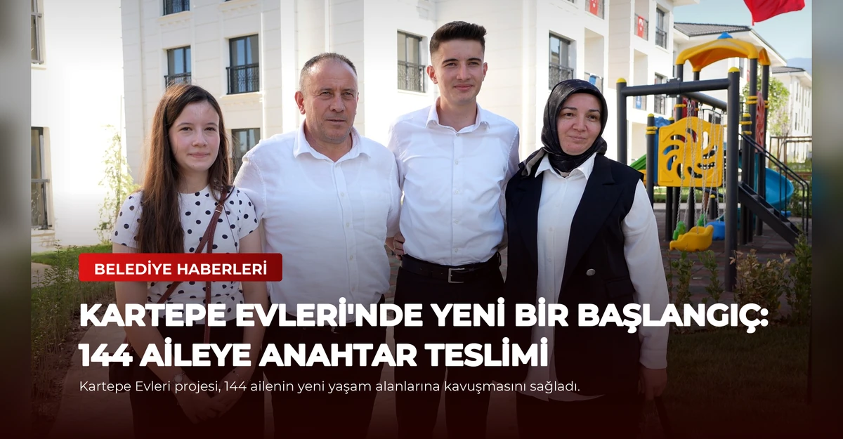 Kartepe Evleri'nde Yeni Bir Başlangıç: 144 Aileye Anahtar Teslimi