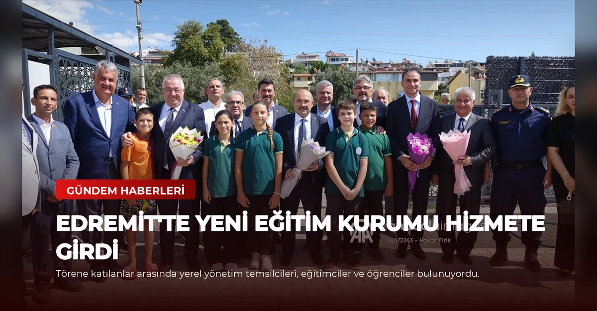 Edremit'te Yeni Eğitim Kurumu Hizmete Girdi