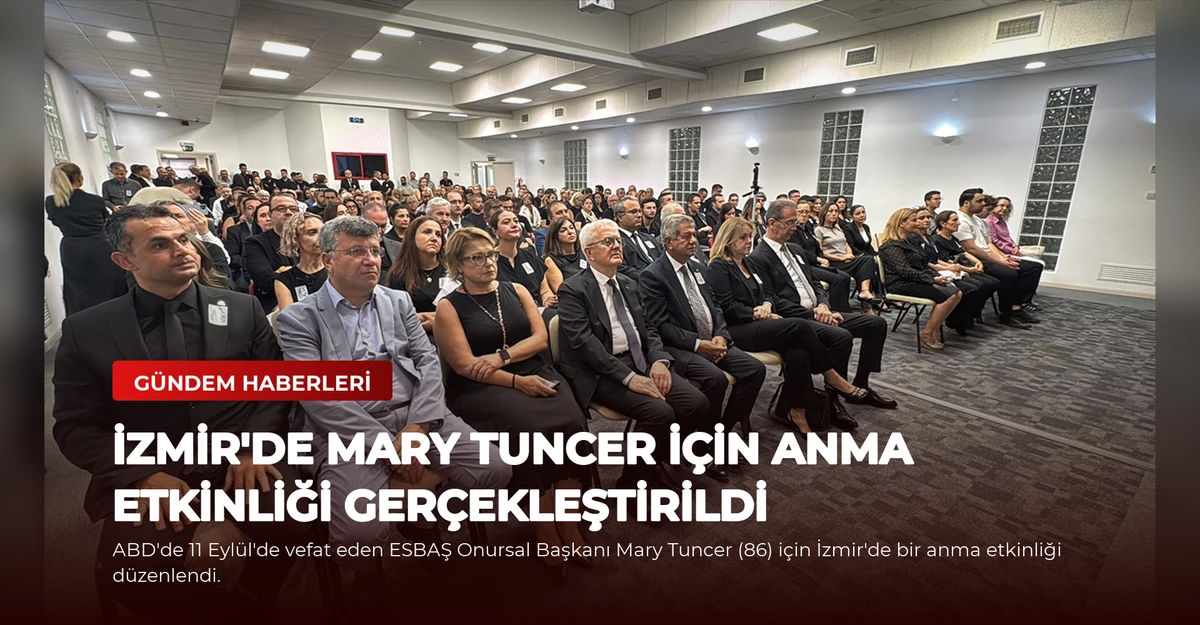 İzmir'de Mary Tuncer İçin Anma Etkinliği Gerçekleştirildi