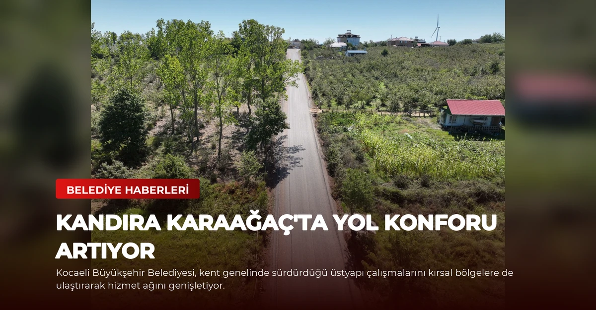 Kandıra Karaağaç'ta Yol Konforu Artıyor