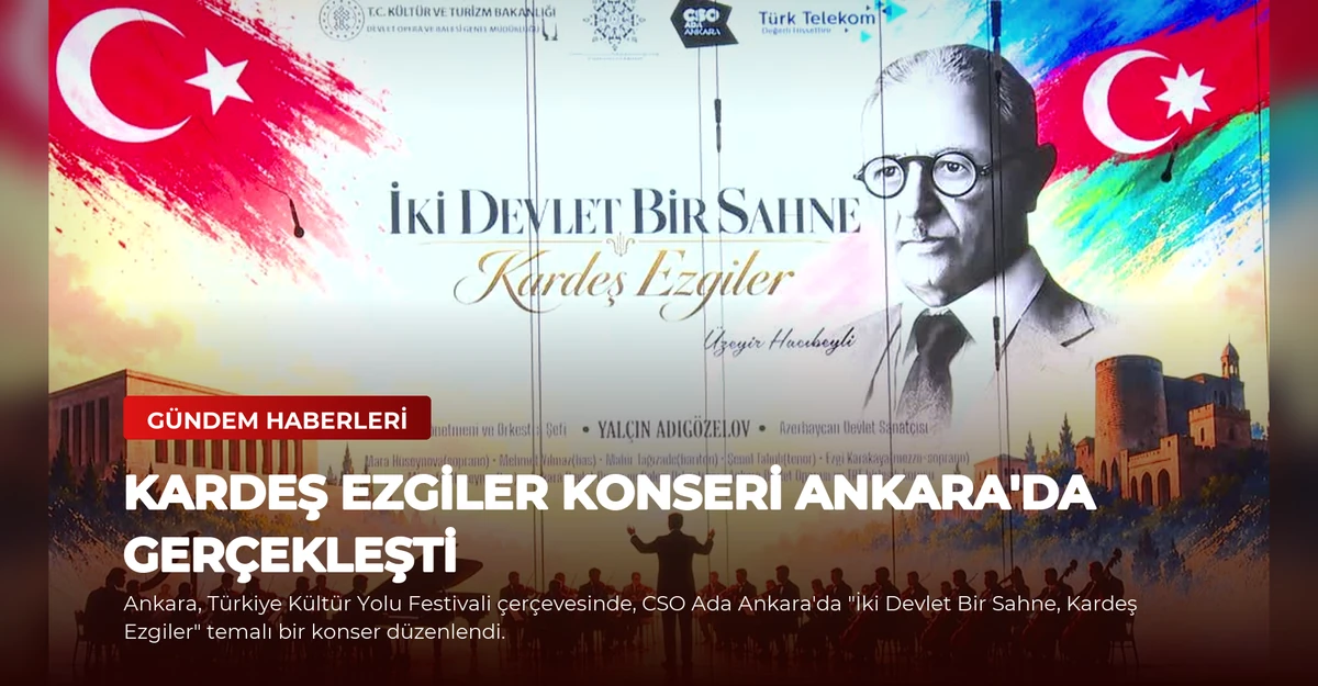 Kardeş Ezgiler Konseri Ankara'da Gerçekleşti