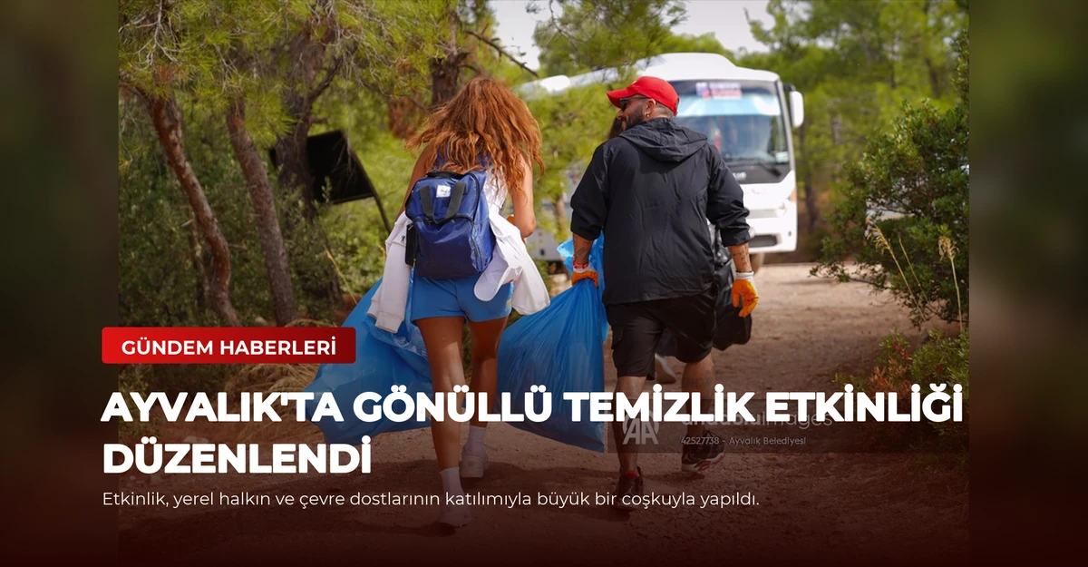 Ayvalık'ta Gönüllü Temizlik Etkinliği Düzenlendi