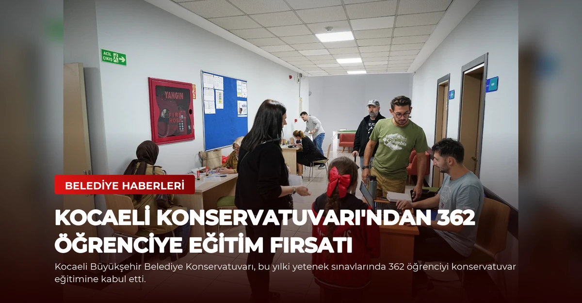 Kocaeli Konservatuvarı'ndan 362 Öğrenciye Eğitim Fırsatı