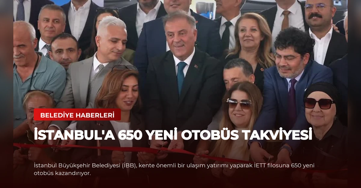 İstanbul'a 650 Yeni Otobüs Takviyesi