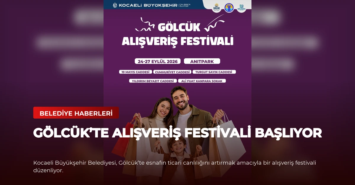 Gölcük’te alışveriş festivali başlıyor