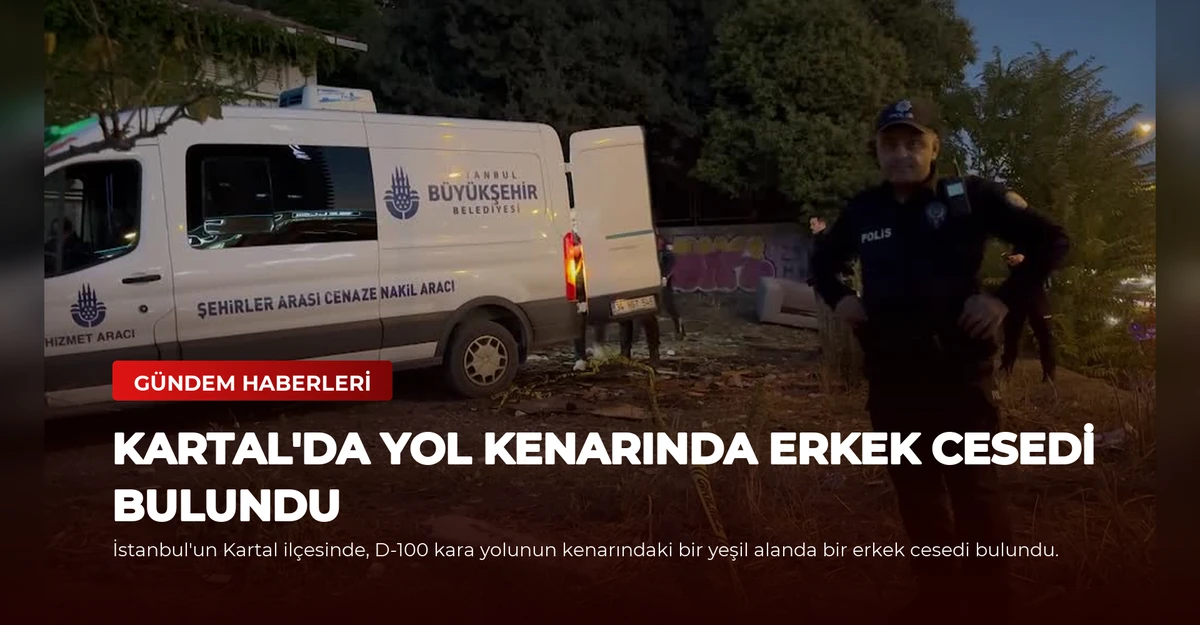 Kartal'da Yol Kenarında Erkek Cesedi Bulundu