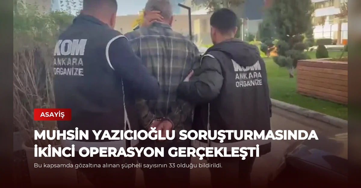 Muhsin Yazıcıoğlu Soruşturmasında İkinci Operasyon Gerçekleşti