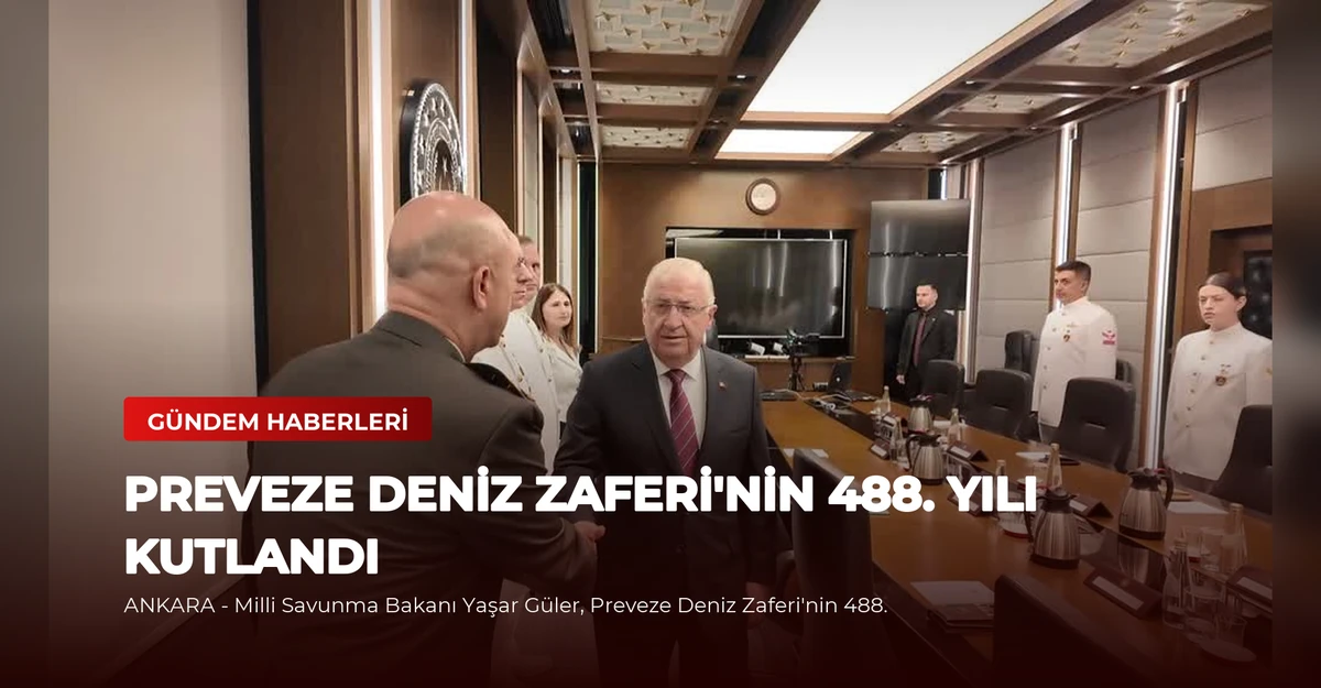 Preveze Deniz Zaferi'nin 488. Yılı Kutlandı