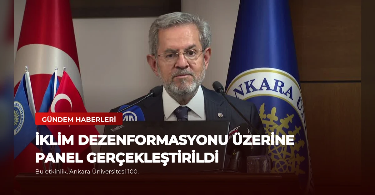 İklim Dezenformasyonu Üzerine Panel Gerçekleştirildi