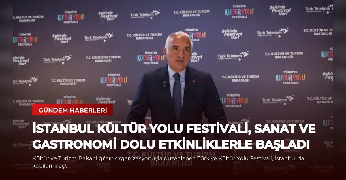 İstanbul Kültür Yolu Festivali, Sanat ve Gastronomi Dolu Etkinliklerle Başladı