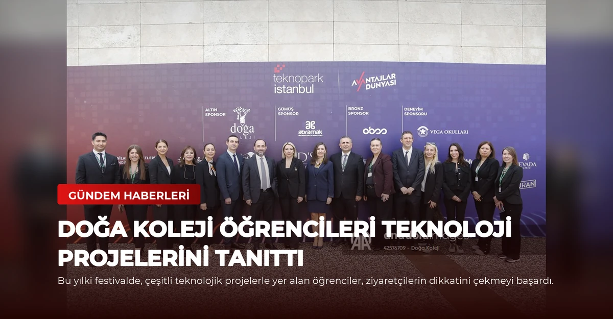 Doğa Koleji Öğrencileri Teknoloji Projelerini Tanıttı