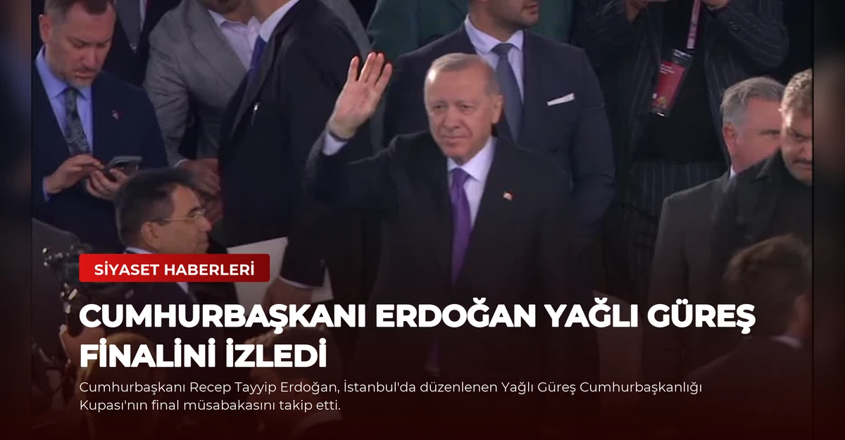 Cumhurbaşkanı Erdoğan Yağlı Güreş Finalini İzledi