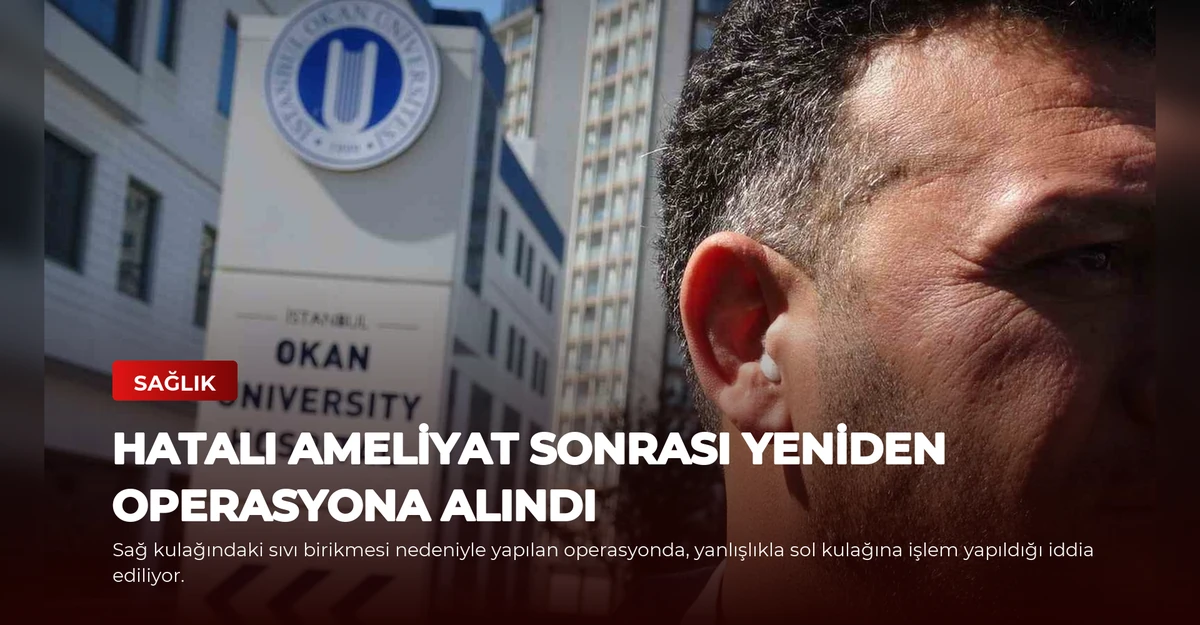 Hatalı Ameliyat Sonrası Yeniden Operasyona Alındı