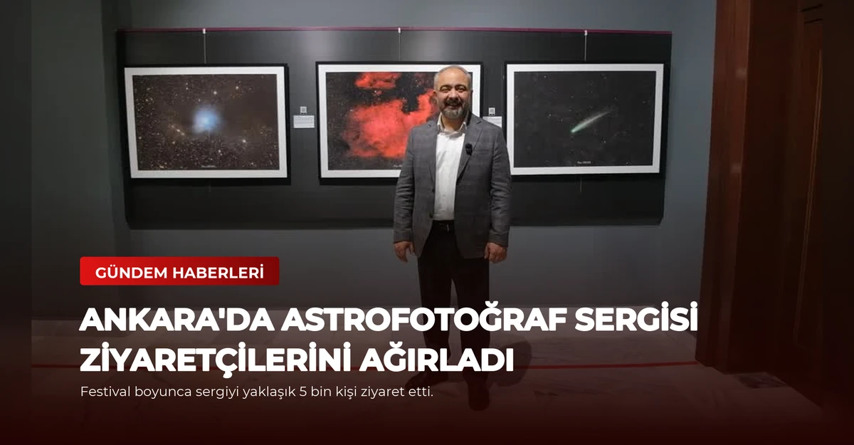 Ankara'da Astrofotoğraf Sergisi Ziyaretçilerini Ağırladı