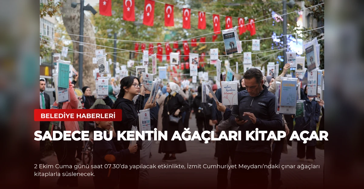 Sadece bu kentin ağaçları kitap açar