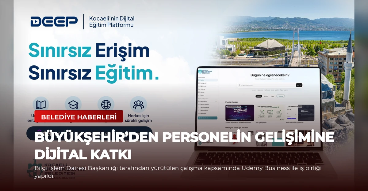 Büyükşehir’den personelin gelişimine dijital katkı