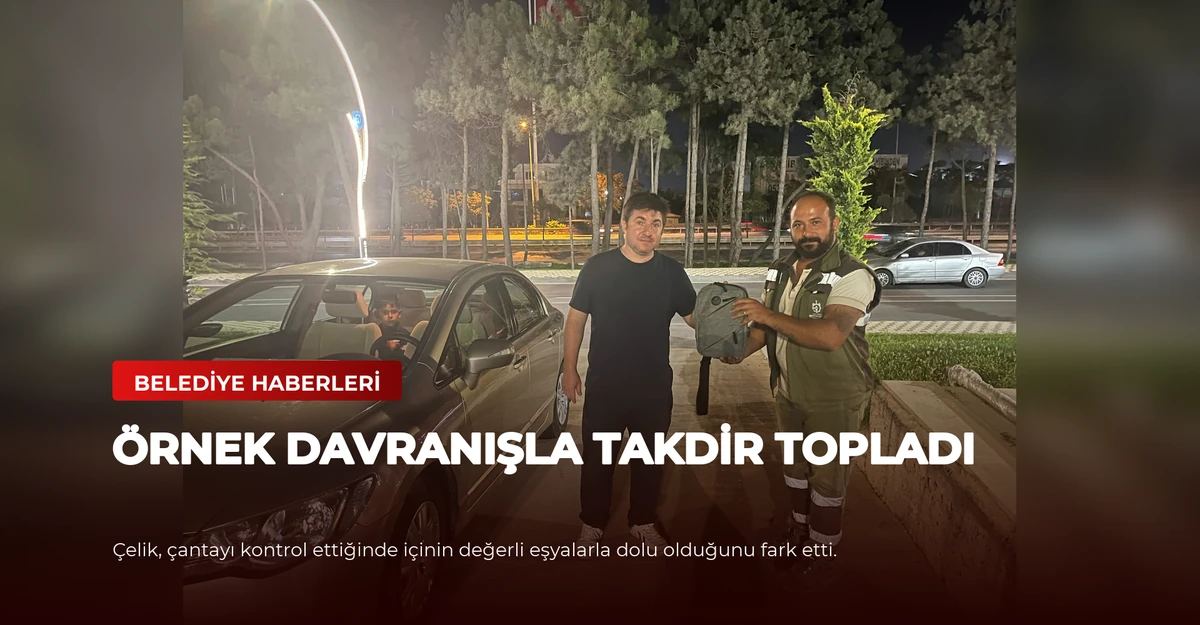 Örnek Davranışla Takdir Topladı