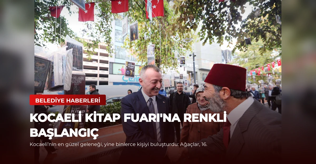 Kocaeli Kitap Fuarı'na Renkli Başlangıç