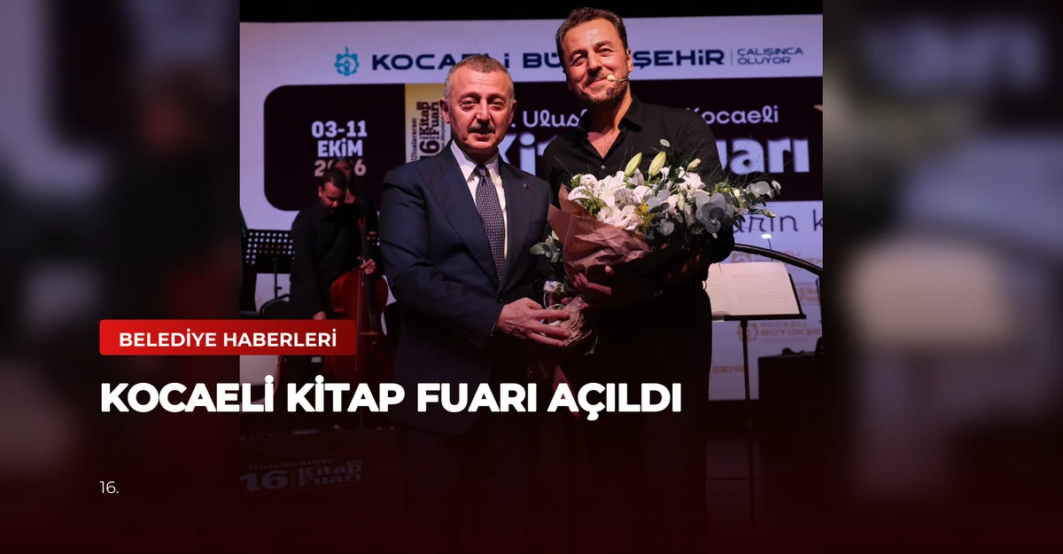 Kocaeli Kitap Fuarı açıldı