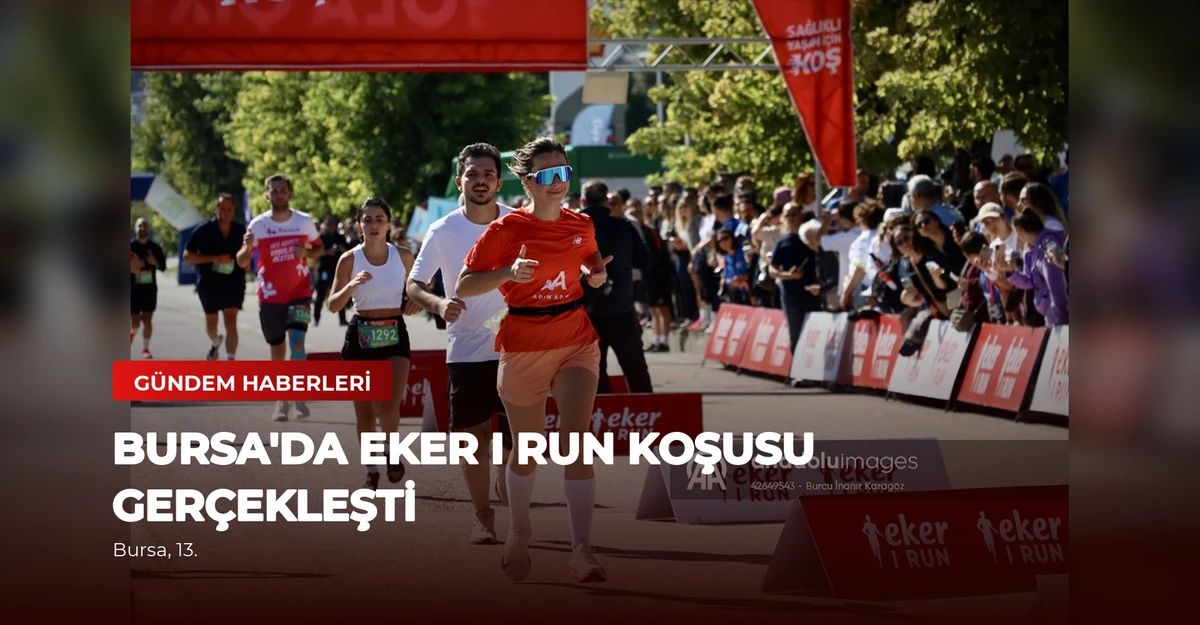 Bursa'da Eker I Run Koşusu Gerçekleşti